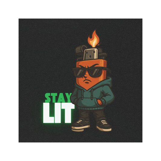 Stay LIT | Lighter Car Magnet | Cool Design | Eye Grabber | Car Accessory | Truck Decal | Truck Sticker | Unique Car Decal