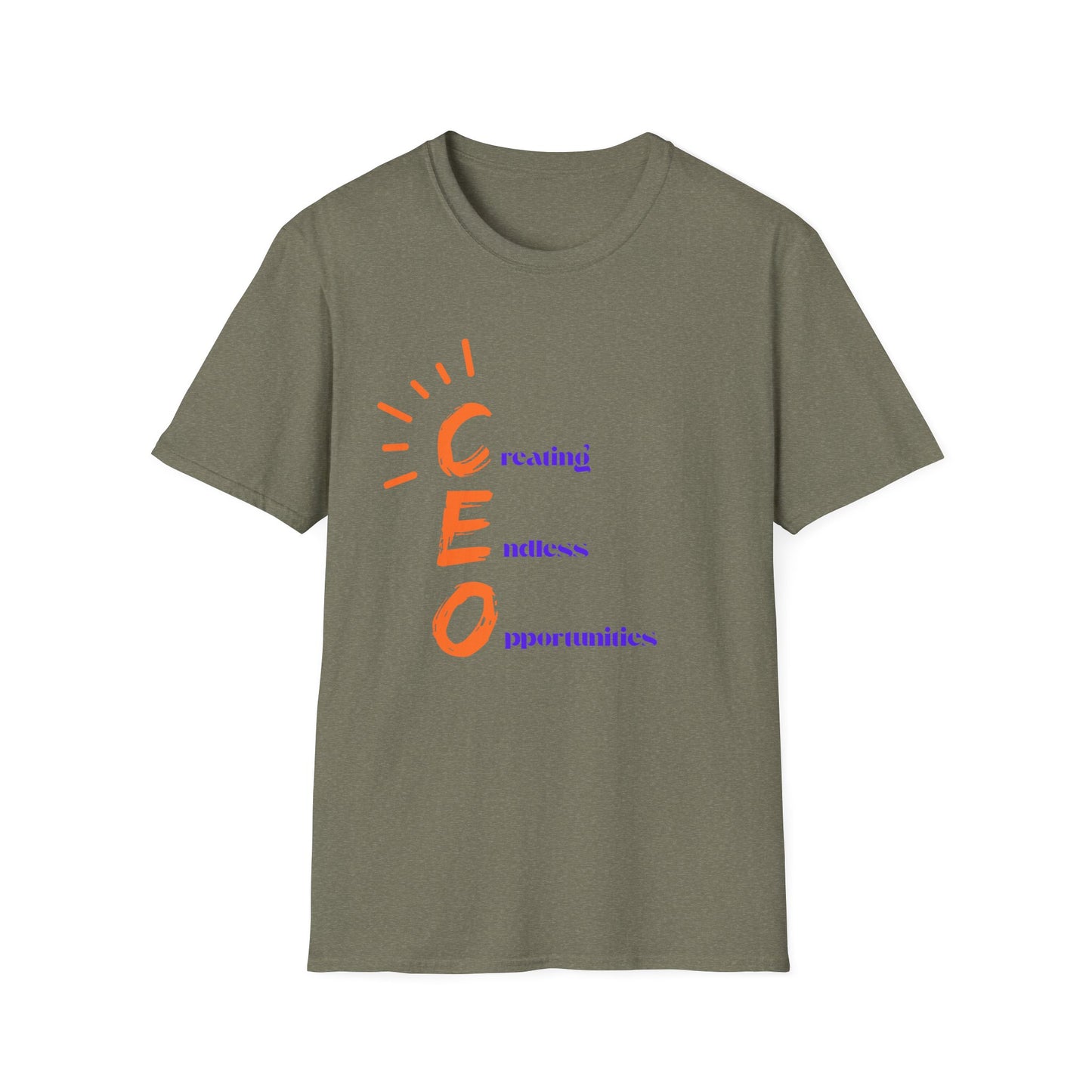 CEO | Colorful Shirt | Cool Shirt | Fashion | Trending | Cool Design | Birthday Gift | Unisex Softstyle T-Shirt