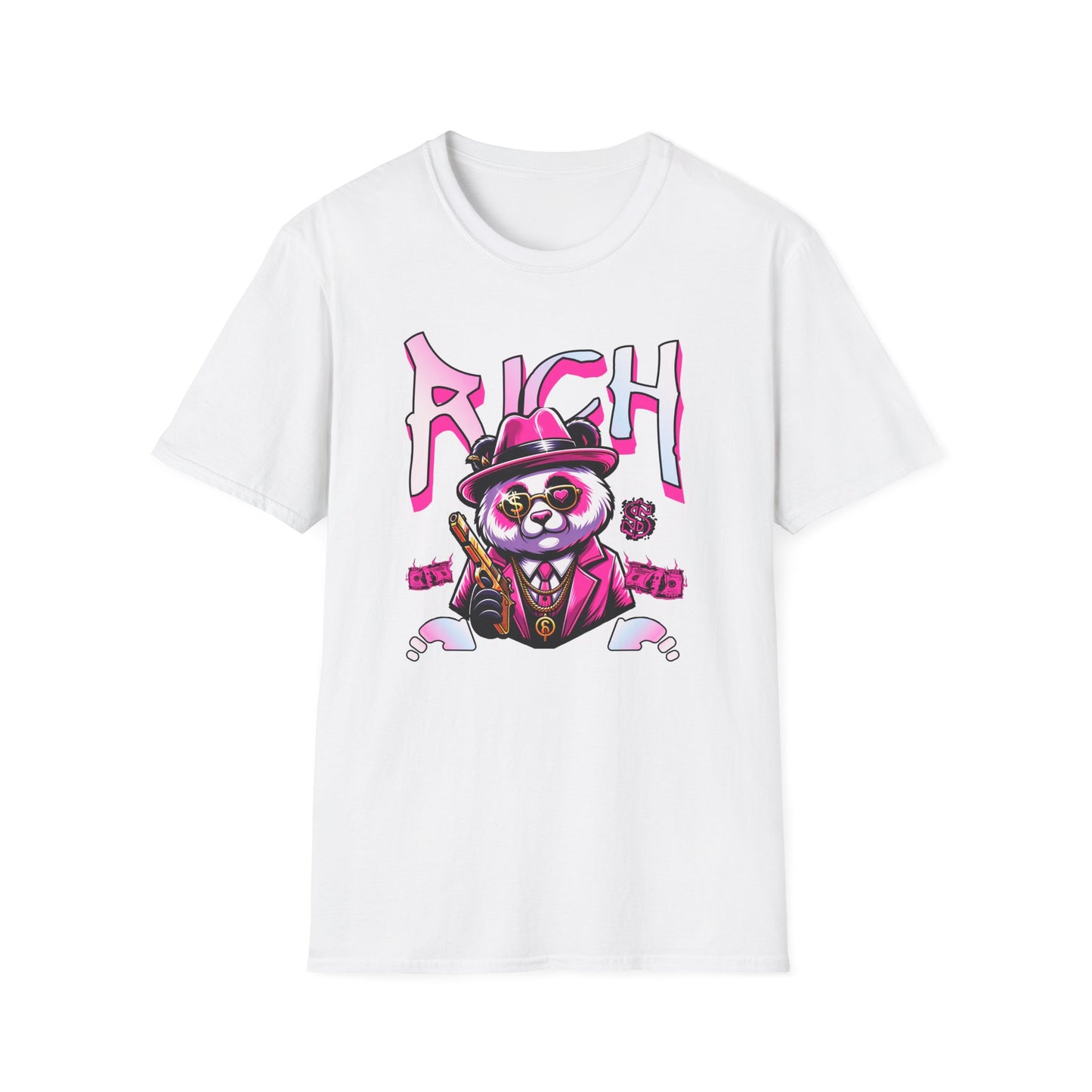 RICH | Money Bear Shirt | Adult Clothes | Teen Shirt | Trending | Birthday Gift