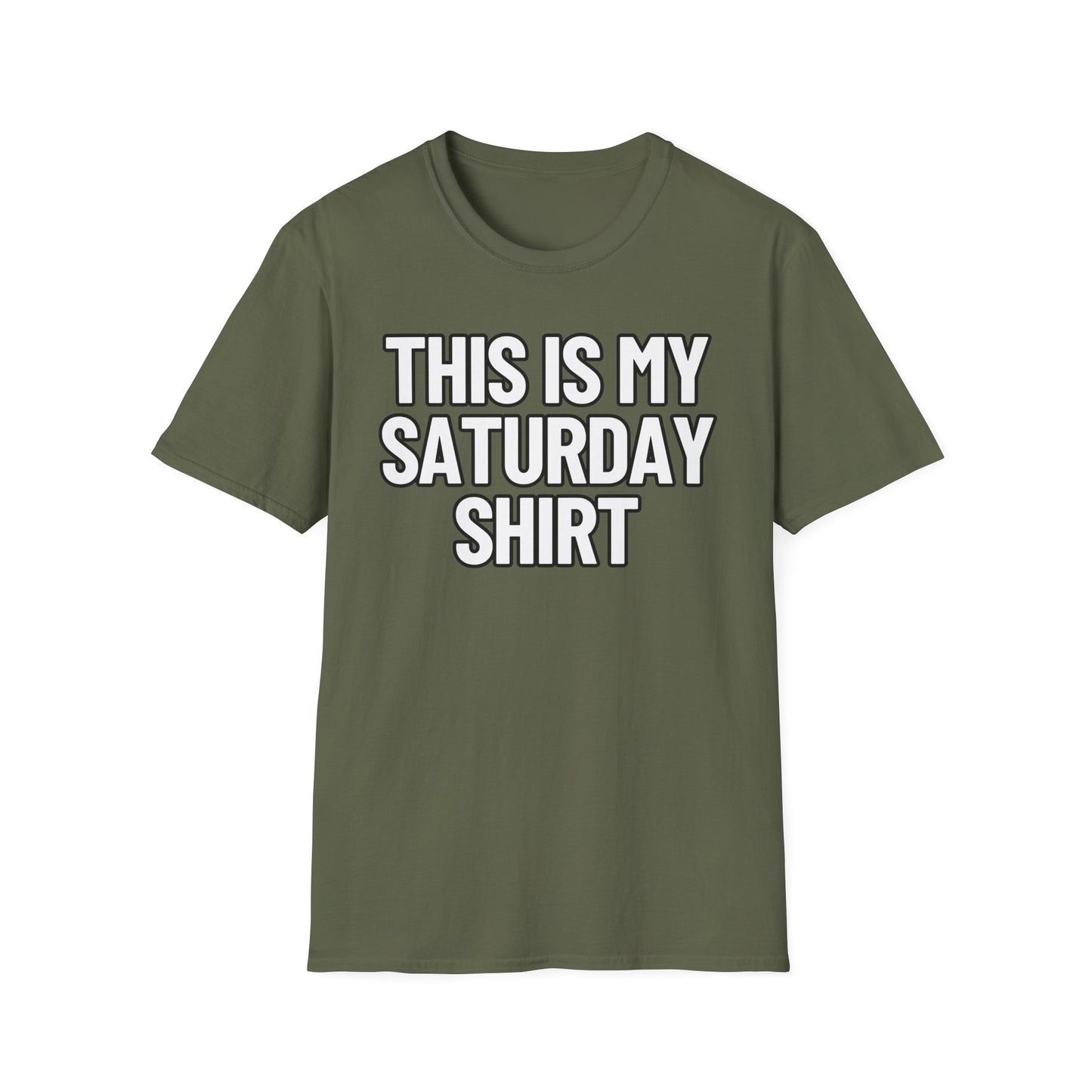 This Is My Saturday Shirt | Adult Shirt | Teen Clothes | Cool Shirt | Funny Fashion | Trending | Birthday Gift | Unisex Softstyle T-Shirt