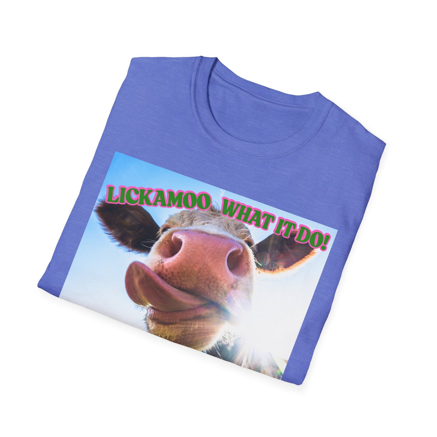 Lickamoo What it do | Teen Clothes | Kid Clothes | Funny Cow Shirt | Cool Adult Shirt | Trending | Birthday Gift | Unisex Softstyle T-Shirt