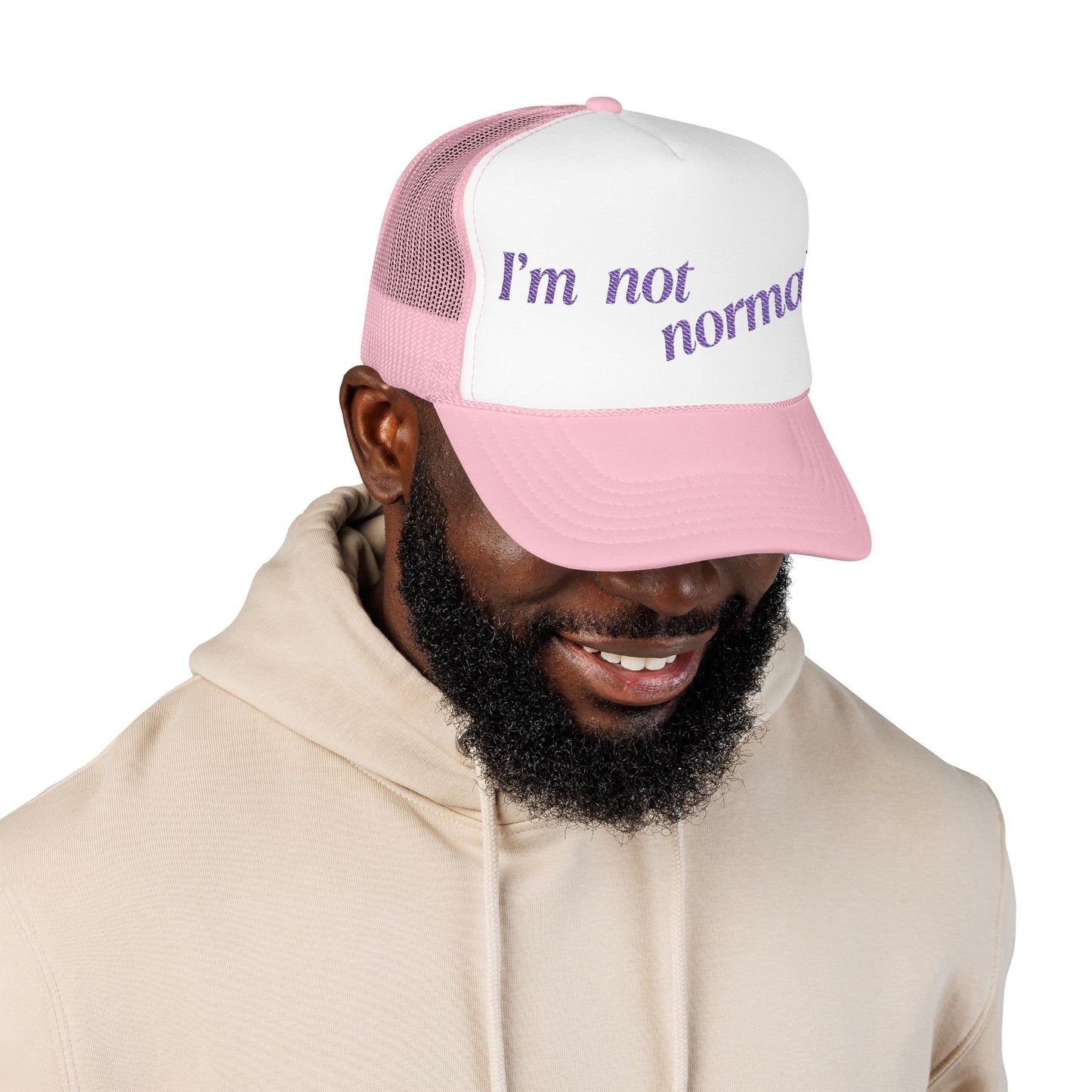 I'm not normaL - Embroidered 100% Polyester Hat | Custom Headwear