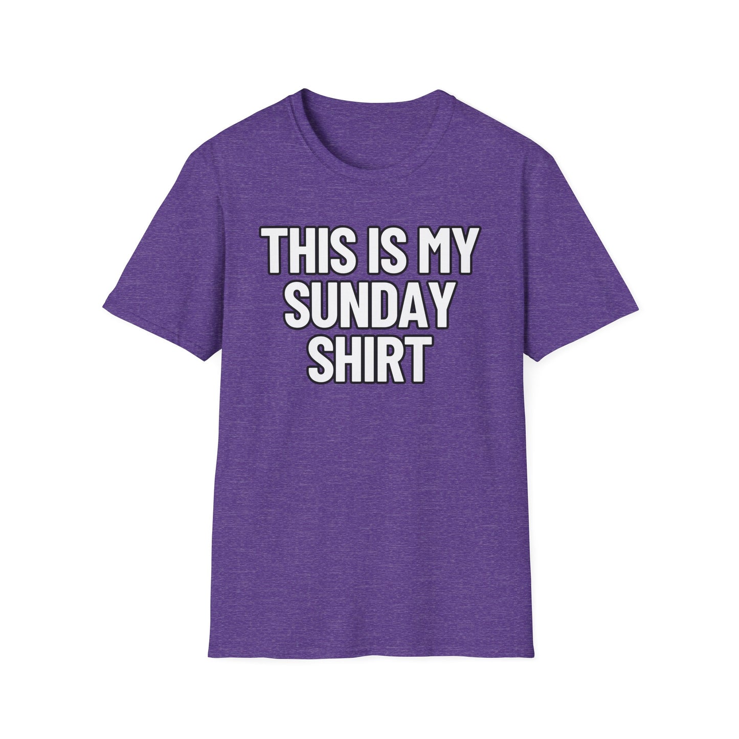 This Is My Sunday Shirt | Adult Shirt | Teen Clothes | Cool Shirt | Funny Fashion | Trending | Birthday Gift | Unisex Softstyle T-Shirt