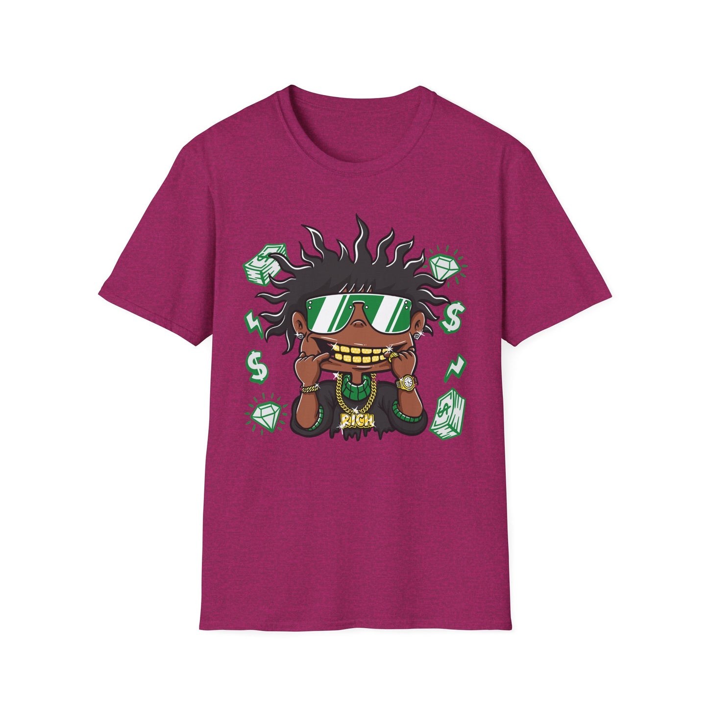 RICH RICH | Money Shirt | Adult Clothes | Teen Shirt | Trending | Birthday Gift