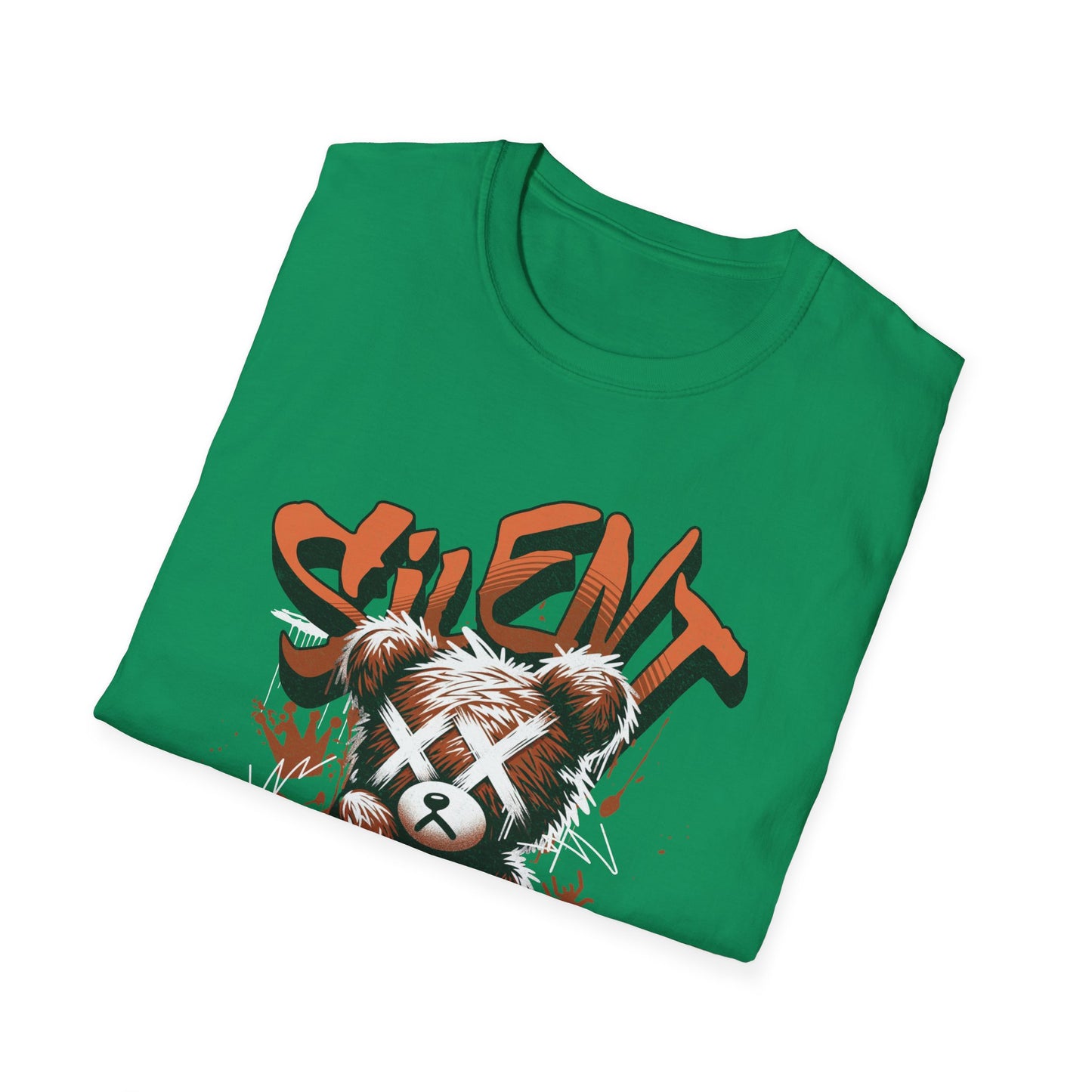 Silent Love | Adult Clothes | Teen Shirt | Love Bear | Trending | Birthday Gift