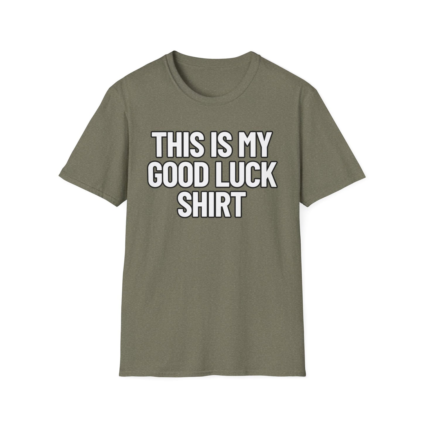 This Is My Good Luck Shirt | Adult Shirt | Teen Clothes | Cool Shirt | Funny Fashion | Trending | Birthday Gift | Unisex Softstyle T-Shirt