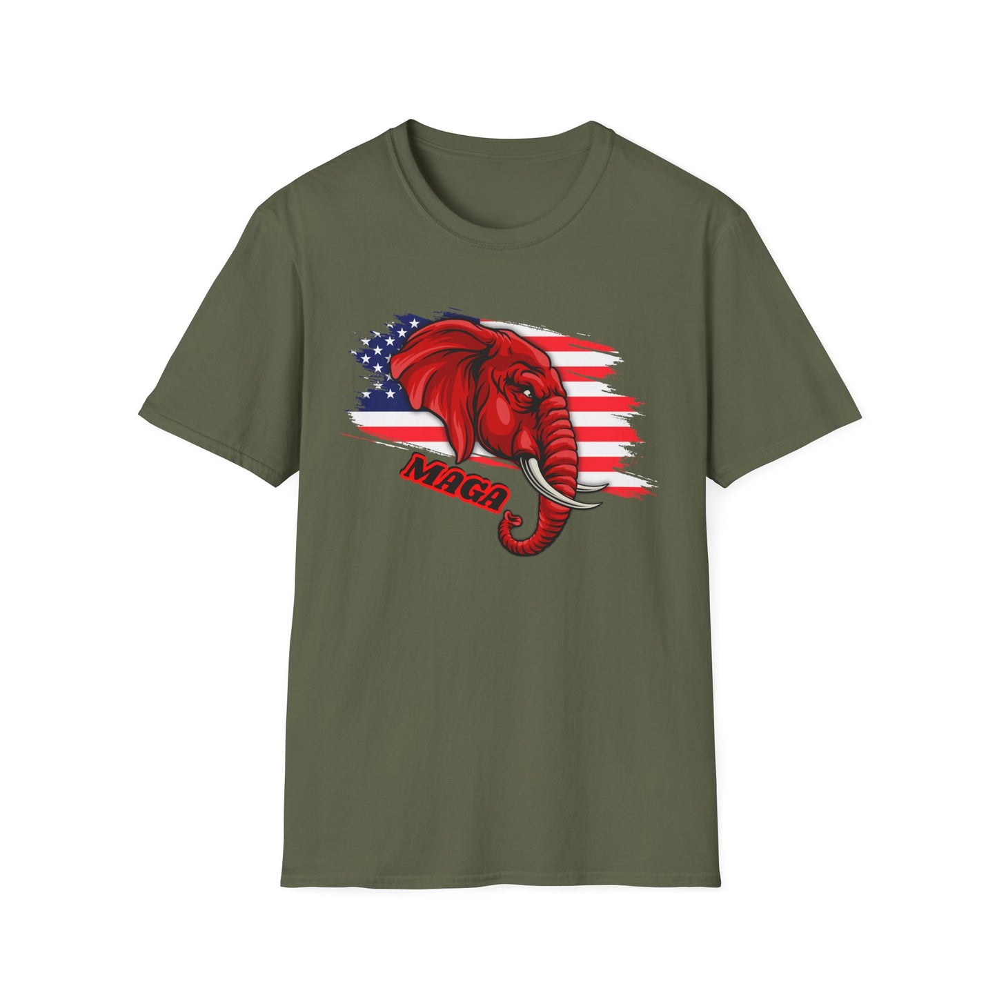 MAGA | America | Colorful Shirt | Cool Shirt | Fashion | Trending | Cool Design | Birthday Gift | Unisex Softstyle T-Shirt