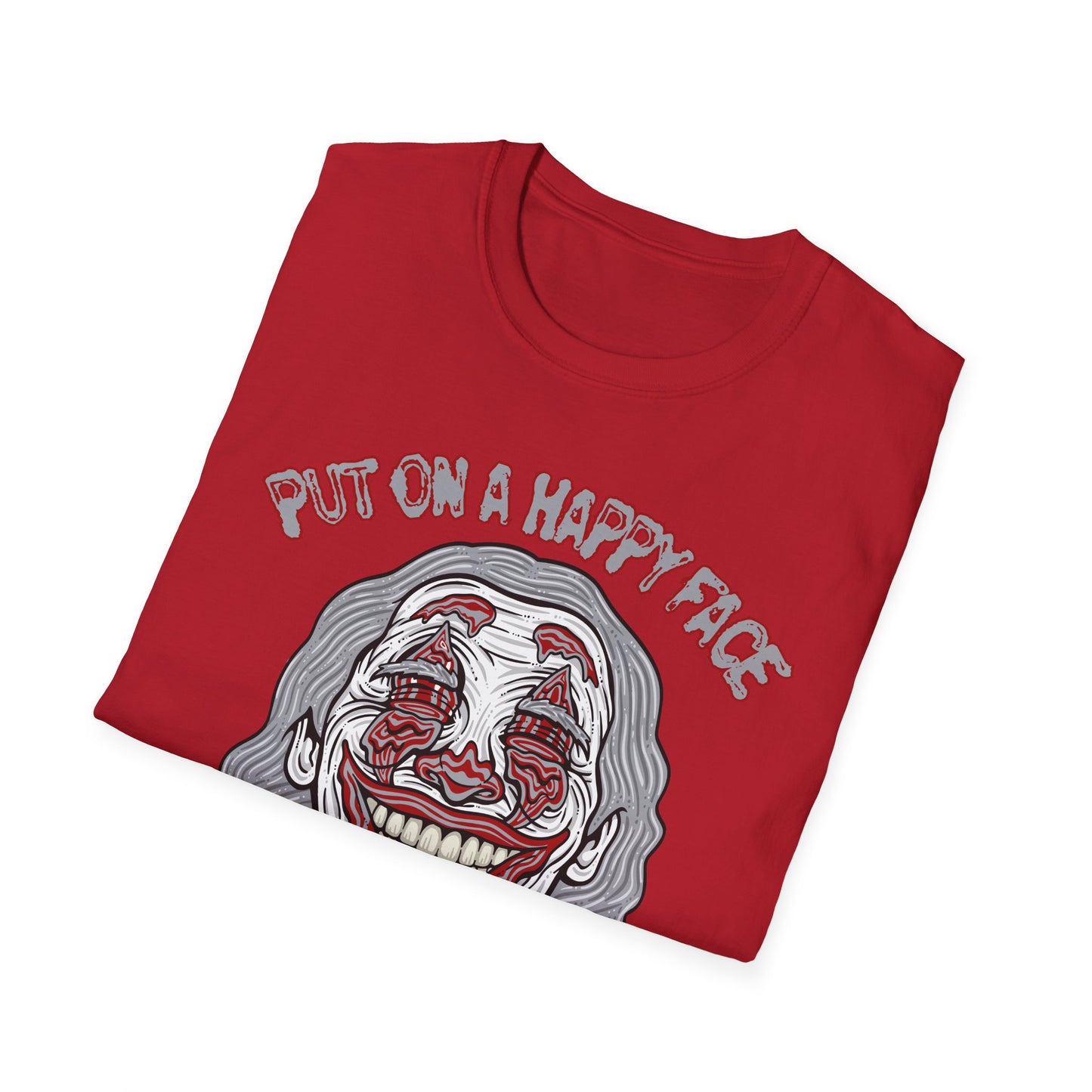 Happy Face | Clown Shirt | Adult Clothes | Teen Shirt | Trending | Birthday Gift