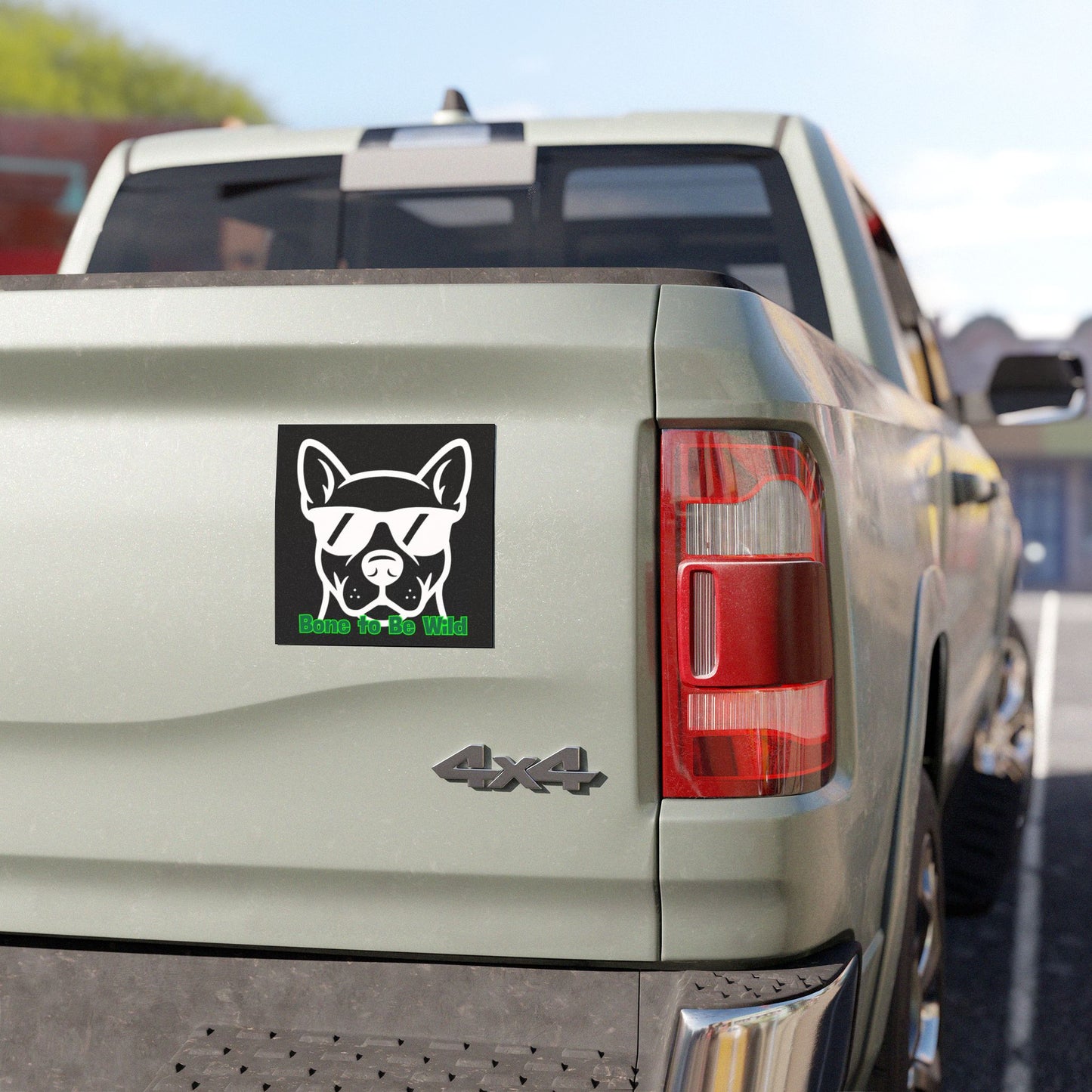 Bone To Be Wild | Funny Dog Car Magnet | Cool Design | Eye Grabber | Car Accessory | Truck Decal | Truck Sticker | Unique Car Decal