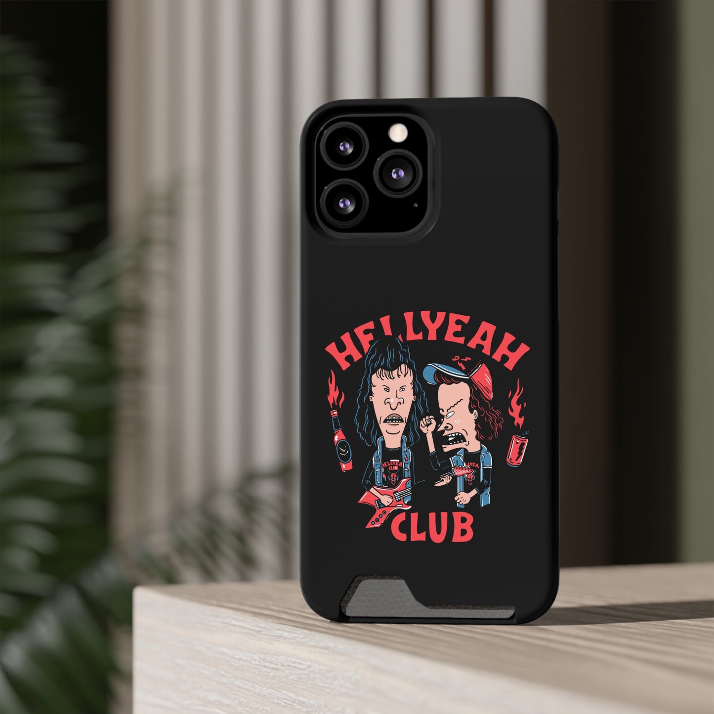 HellYeah Club | Impact-Resistant Phone Case With Card Holder | iPhone Samsung Models
