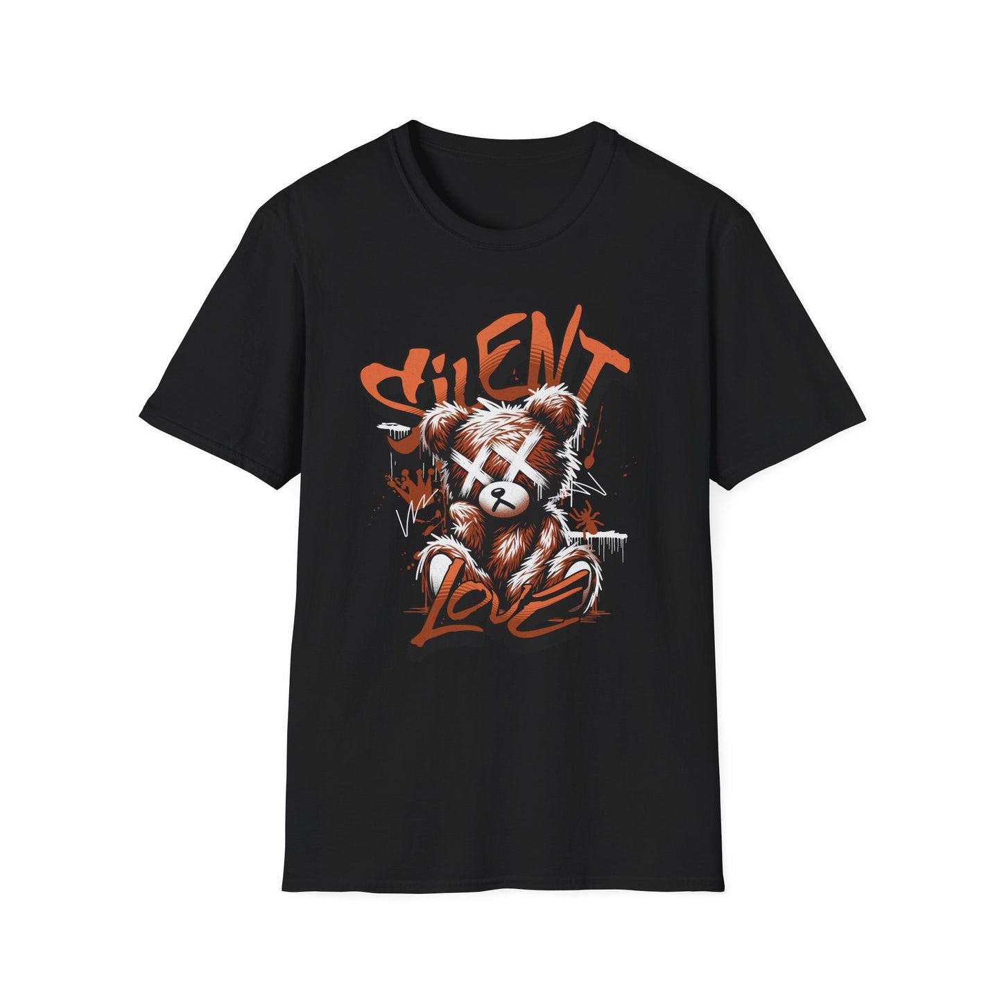 Silent Love | Adult Clothes | Teen Shirt | Love Bear | Trending | Birthday Gift