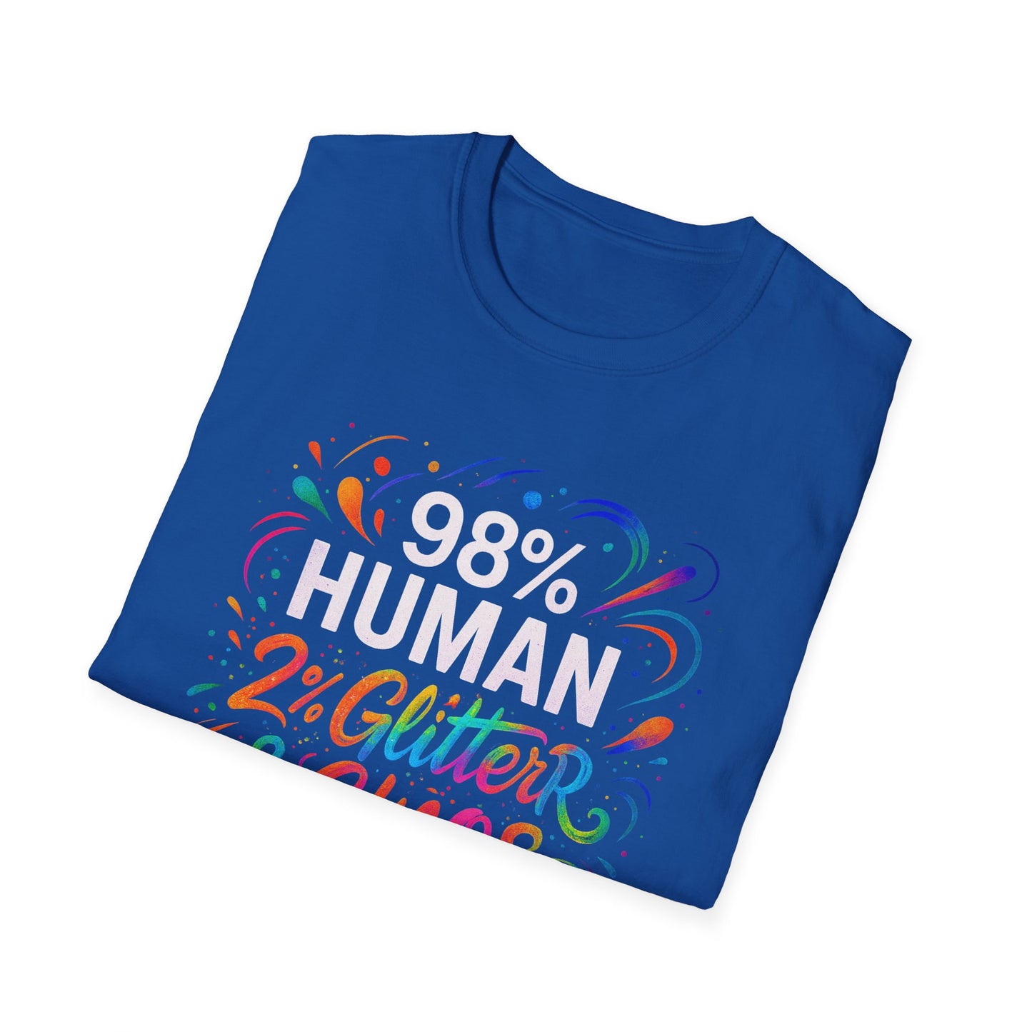 2% Glitter & Chaos | Adult Funny Shirt | Teen Shirt | Trending | Birthday Gift