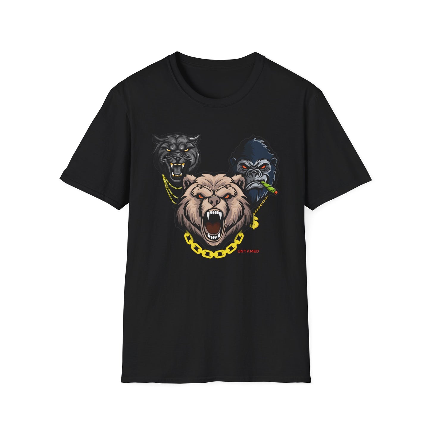 UNTAMED | Beasts Within |Colorful Shirt | Cool Shirt | Fashion | Trending | Cool Design | Birthday Gift | Unisex Softstyle T-Shirt