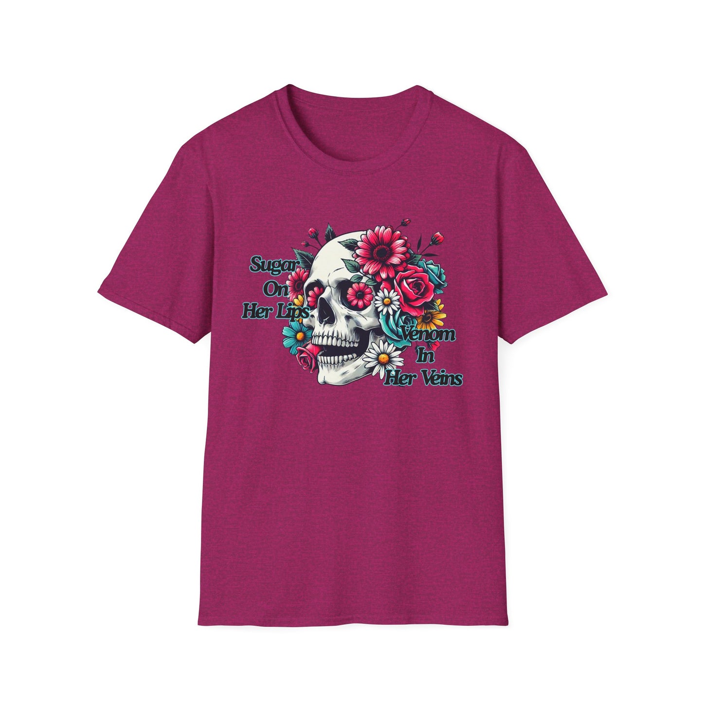 Sugar On Her Lips | Adult Shirt | Teen Clothes | Fashion | Trending | Birthday Gift | Unisex Softstyle T-Shirt