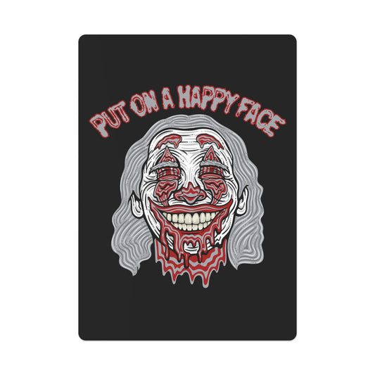 Happy Face | Premium Gloss Playing Cards | Unique Poker Cards