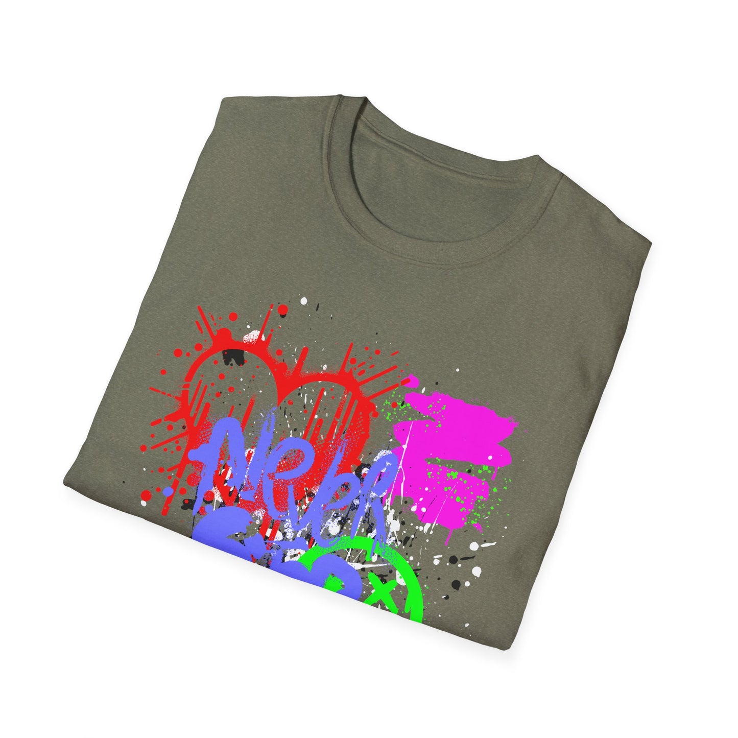 Never Stop | Colorful Kids Shirt | Cool Teen Shirt | Graffiti Fashion | Trending | Cool Design | Birthday Gift | Unisex Softstyle T-Shirt