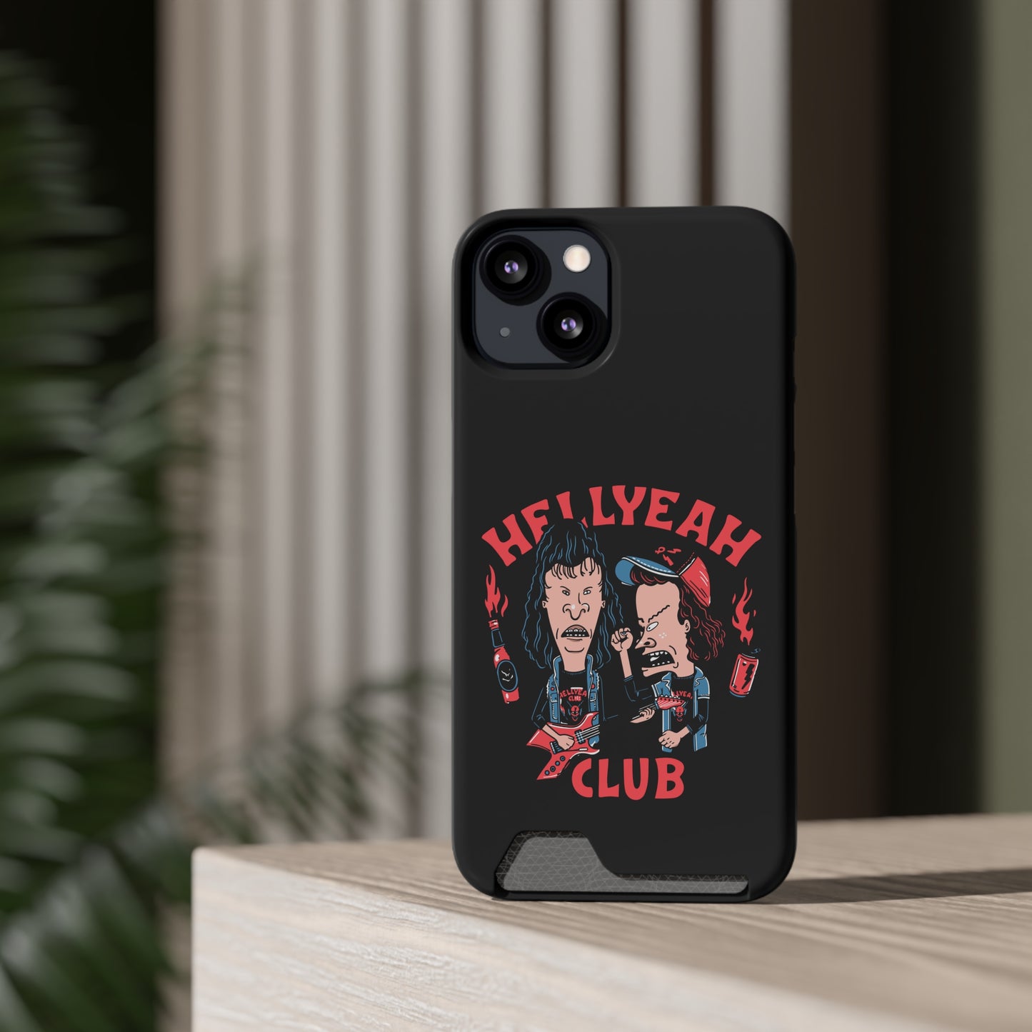 HellYeah Club | Impact-Resistant Phone Case With Card Holder | iPhone Samsung Models