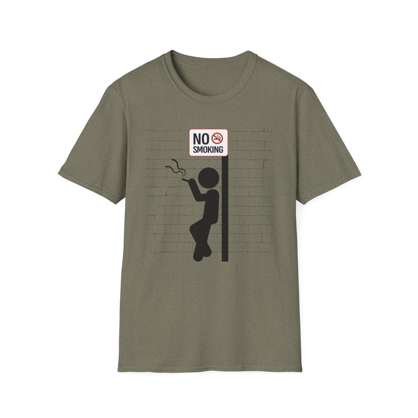 NO SMOKING | Funny Adult Shirt | Fashion | Trending | Birthday Gift | Unisex Softstyle T-Shirt