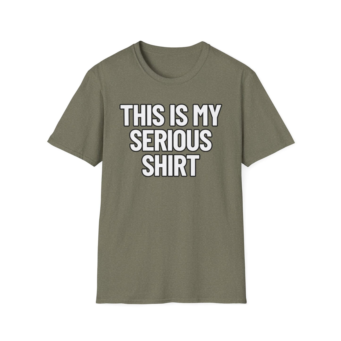This Is My Serious Shirt | Adult Shirt | Teen Clothes | Cool Shirt | Funny Fashion | Trending | Birthday Gift | Unisex Softstyle T-Shirt