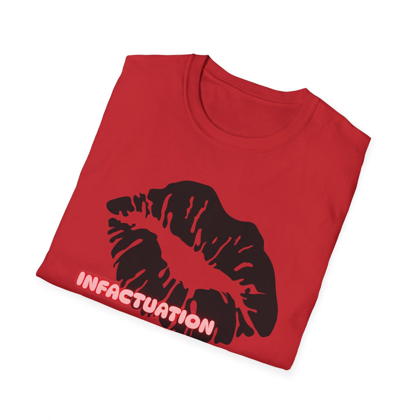Infatuation Kiss Shirt | Adult Shirt | Womans Clothes | Trending | Birthday Gift | Unisex Softstyle T-Shirt