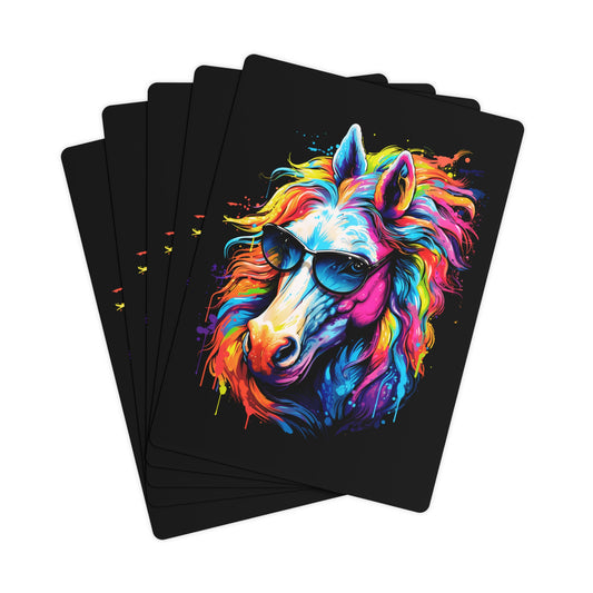 Magical Horse | Premium Gloss Playing Cards | Unique Poker Cards