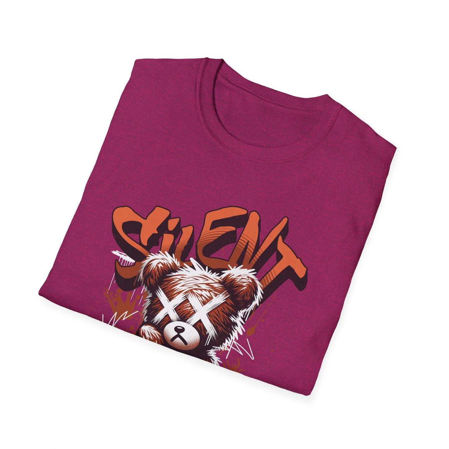 Silent Love | Adult Clothes | Teen Shirt | Love Bear | Trending | Birthday Gift