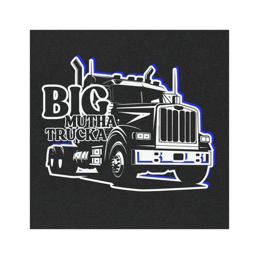 BIG Mutha Trucka | Funny Car Magnet | Cool Design | Eye Grabber | Car Accessory | Truck Decal | Truck Sticker | Unique Car Decal
