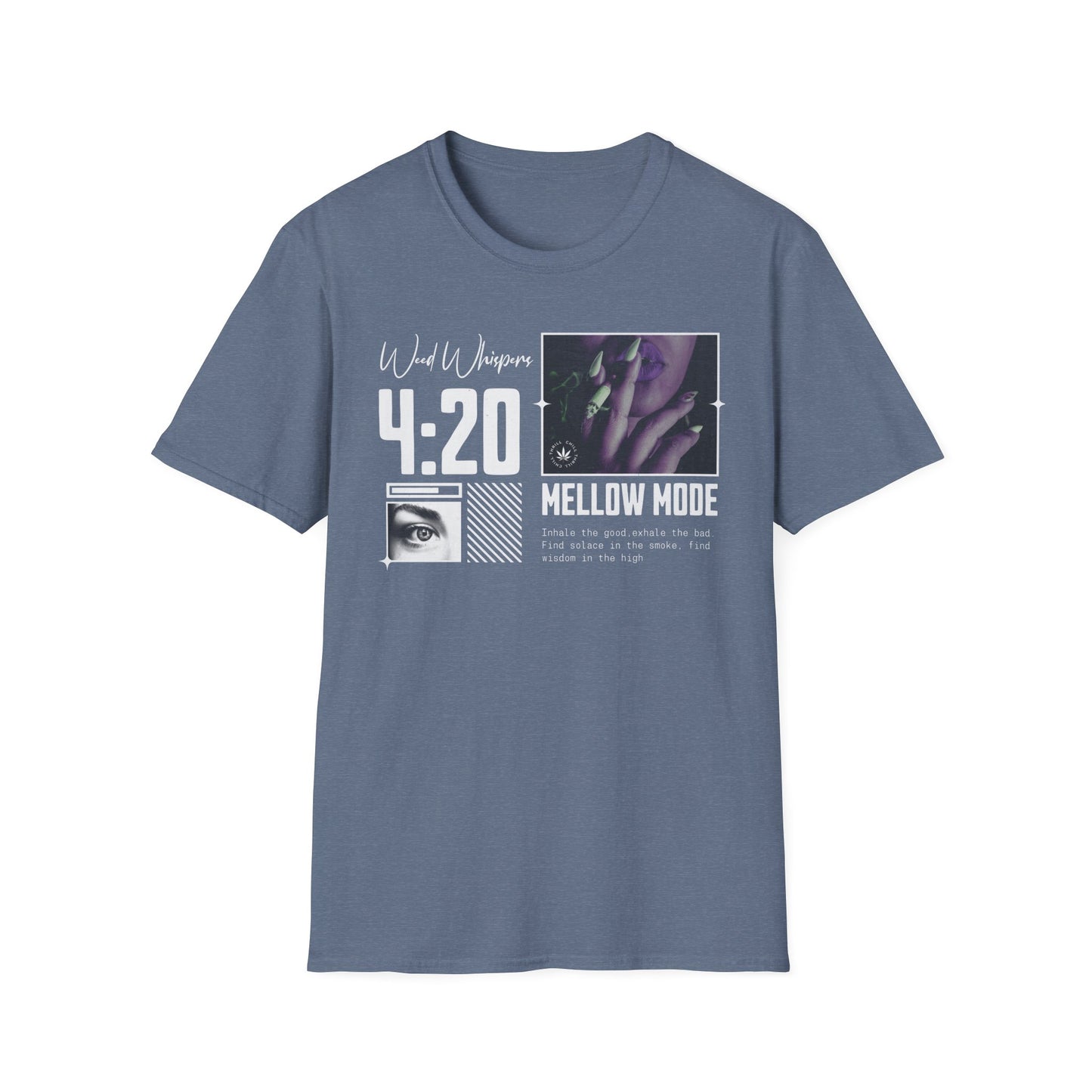 Mellow Mood | Adult Clothes | 420 | Trending | Birthday Gift | Softstyle Tshirt