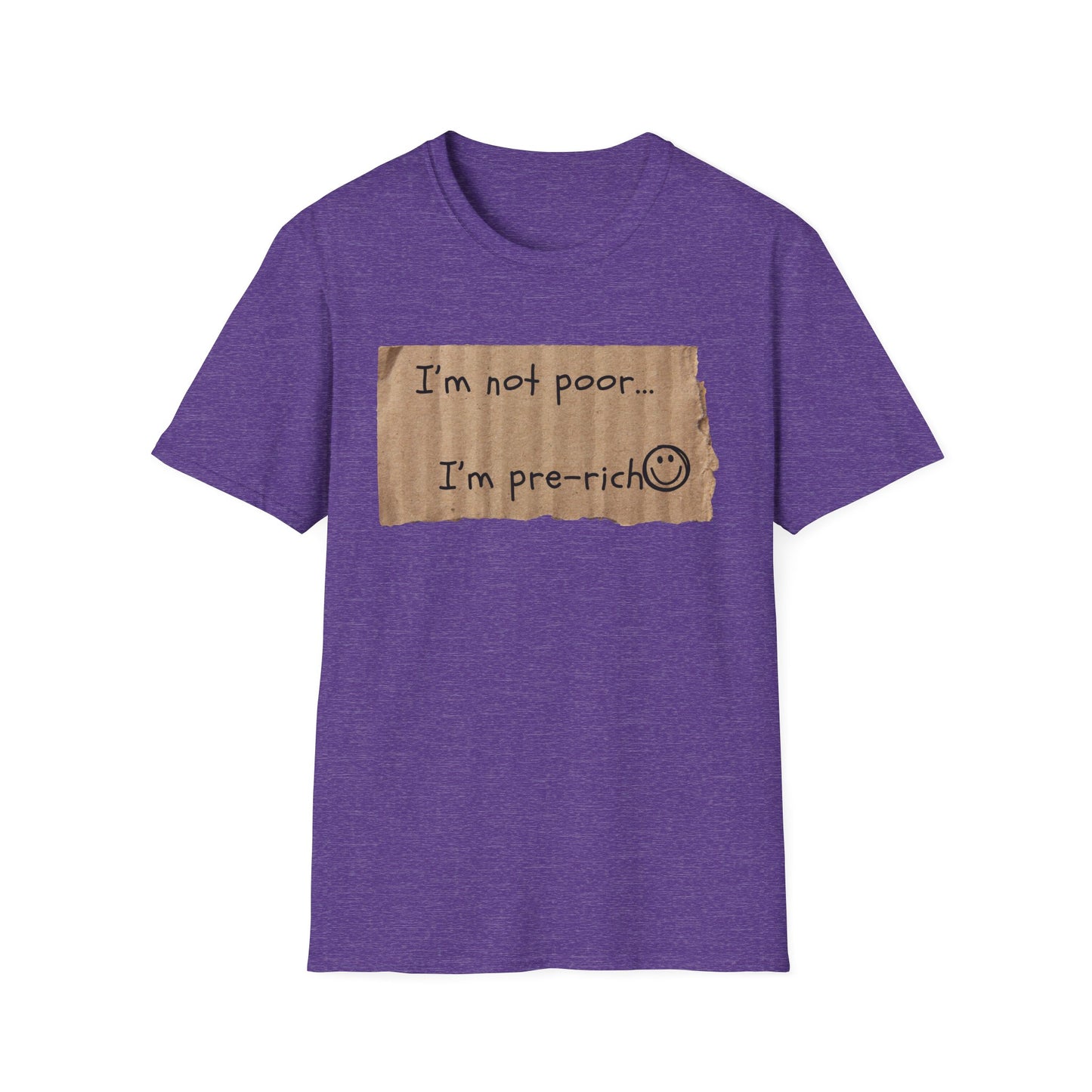 Pre-Rich | Funny Adult Shirt | Teen Clothes | Humor Shirt | Trending | Birthday Gift | Unisex Softstyle T-Shirt