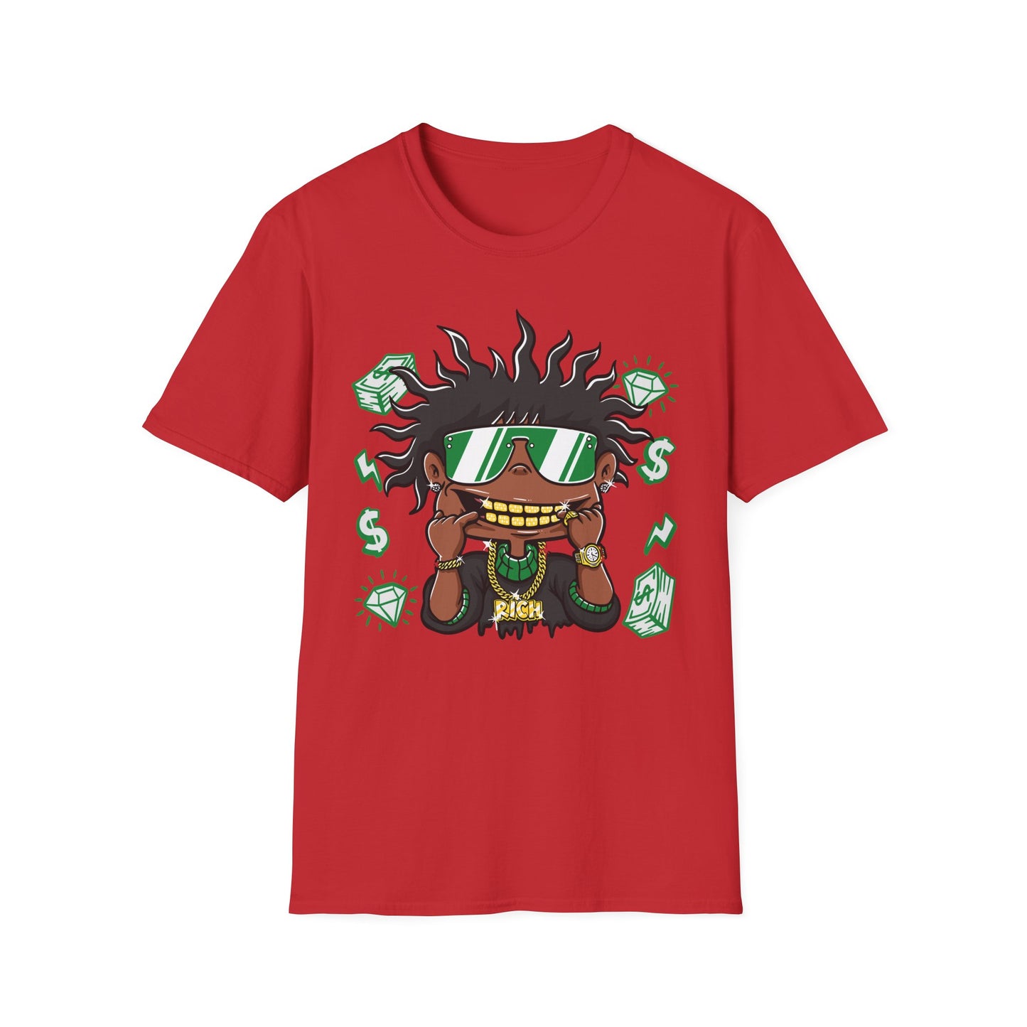RICH RICH | Money Shirt | Adult Clothes | Teen Shirt | Trending | Birthday Gift