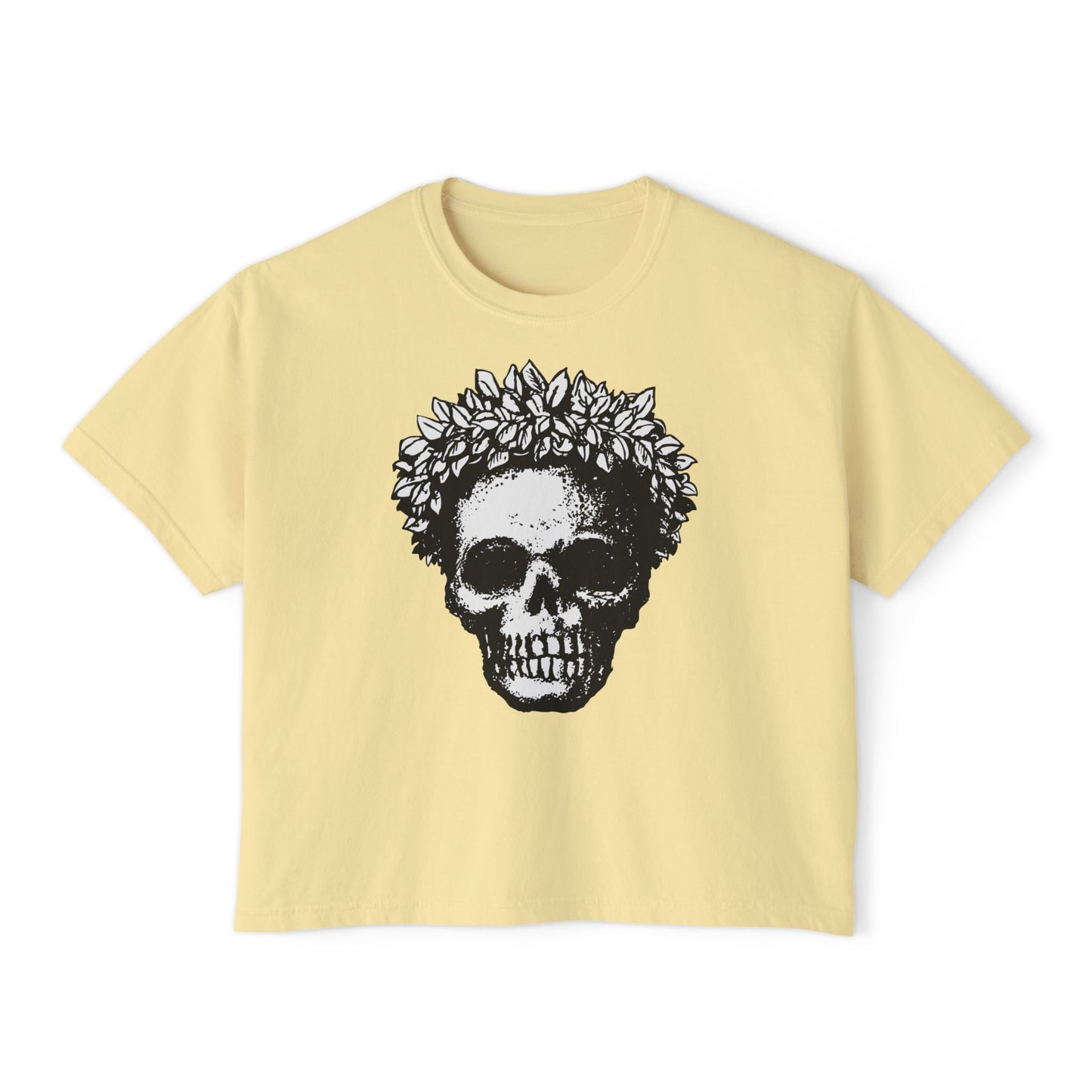 Greek Fro | Boxy Crop Tee - Trendy Casual Top, Festival Wear, Streetwear, Birthday Gift, Graphic Design Tee