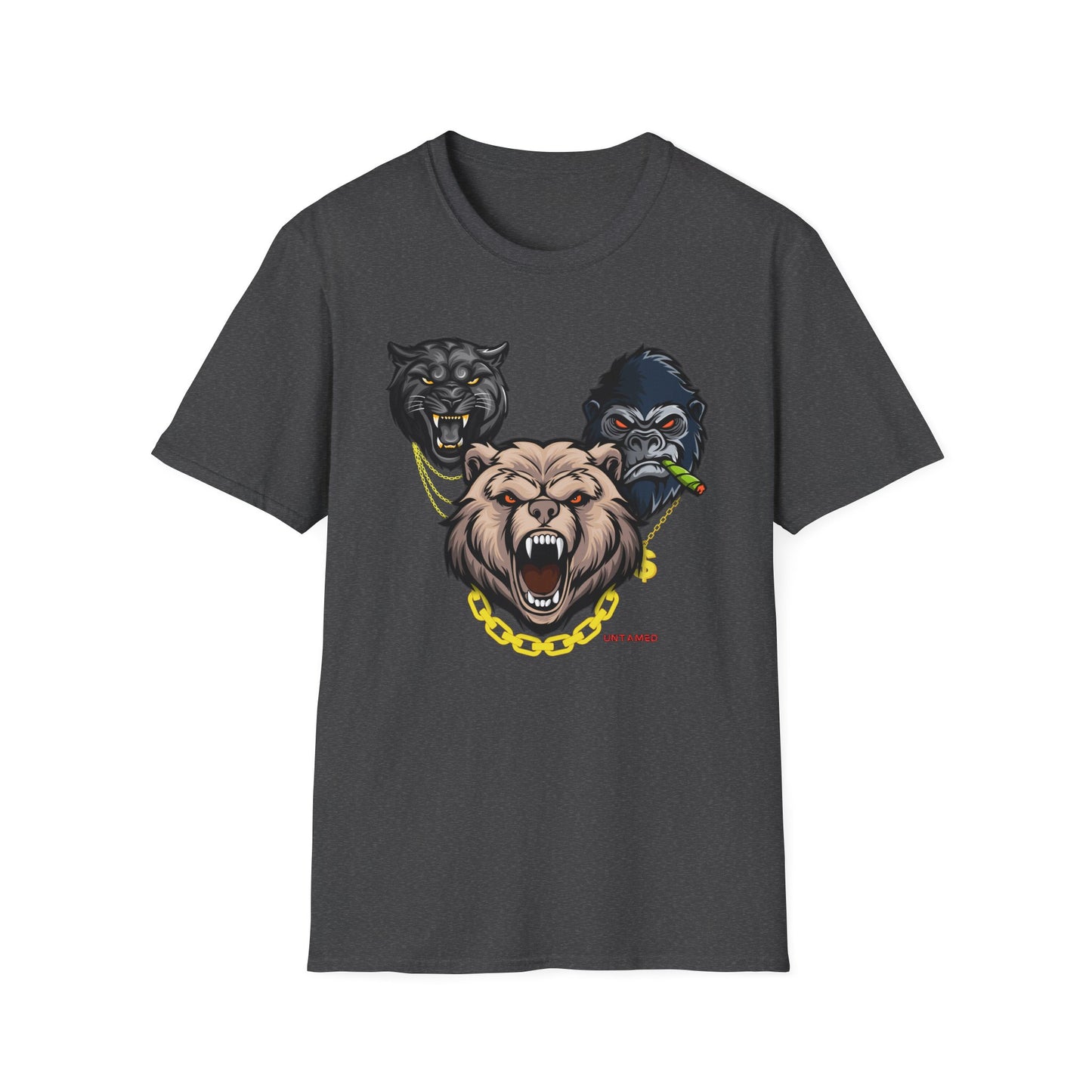 UNTAMED | Beasts Within |Colorful Shirt | Cool Shirt | Fashion | Trending | Cool Design | Birthday Gift | Unisex Softstyle T-Shirt