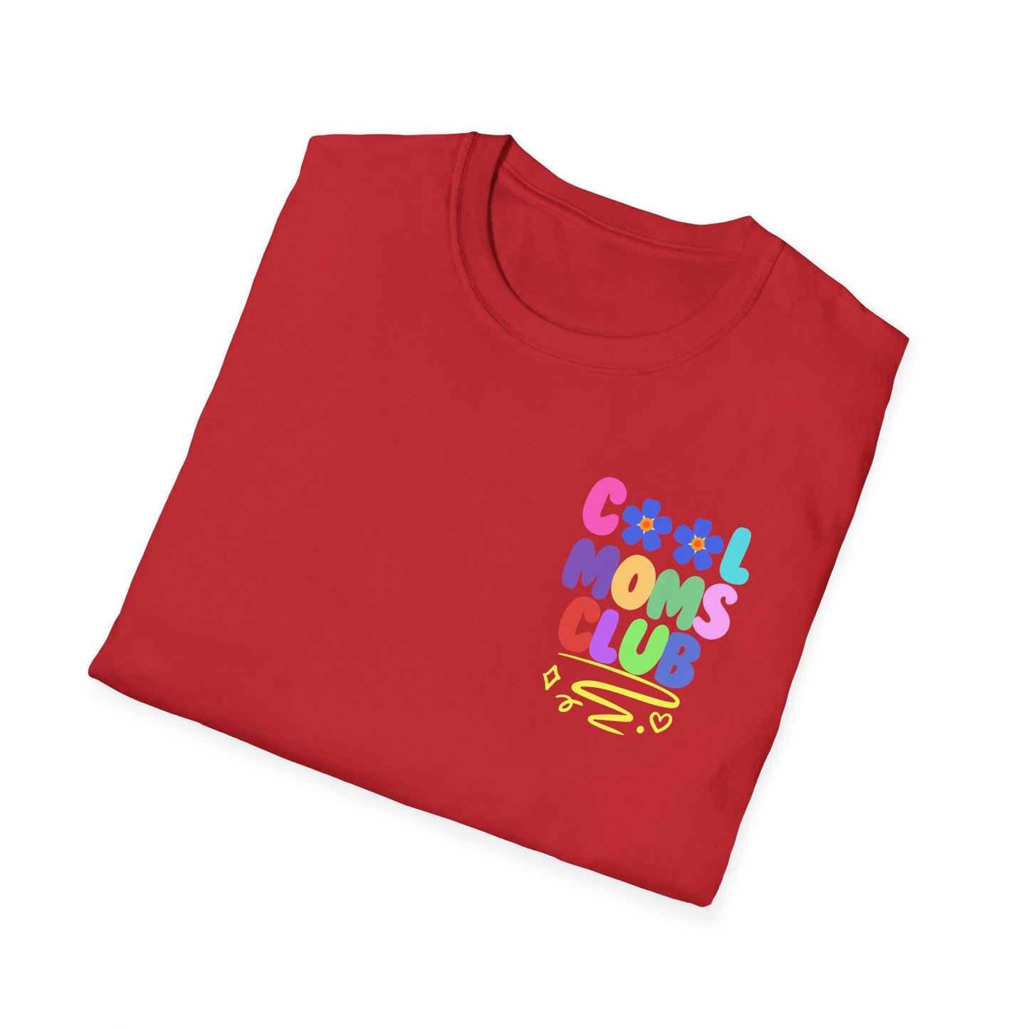 Cool Moms Club | Funny Mom Shirt | Adult Clothes | Humor Shirt | Trending | Birthday Gift | Unisex Softstyle T-Shirt