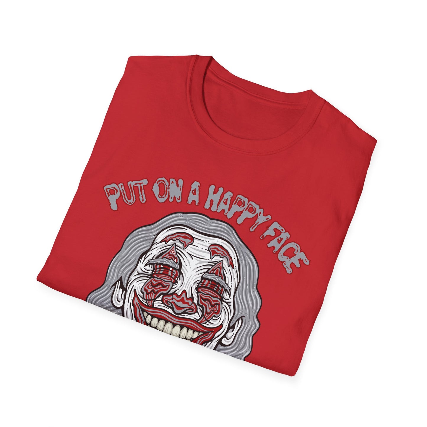 Happy Face | Clown Shirt | Adult Clothes | Teen Shirt | Trending | Birthday Gift