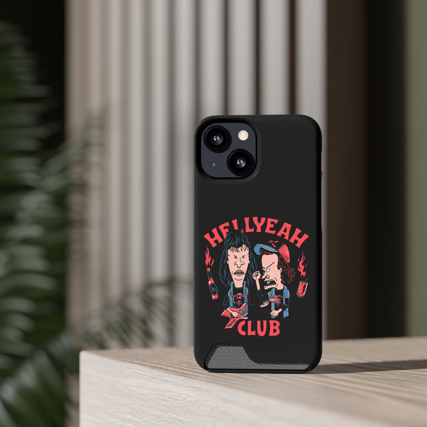 HellYeah Club | Impact-Resistant Phone Case With Card Holder | iPhone Samsung Models