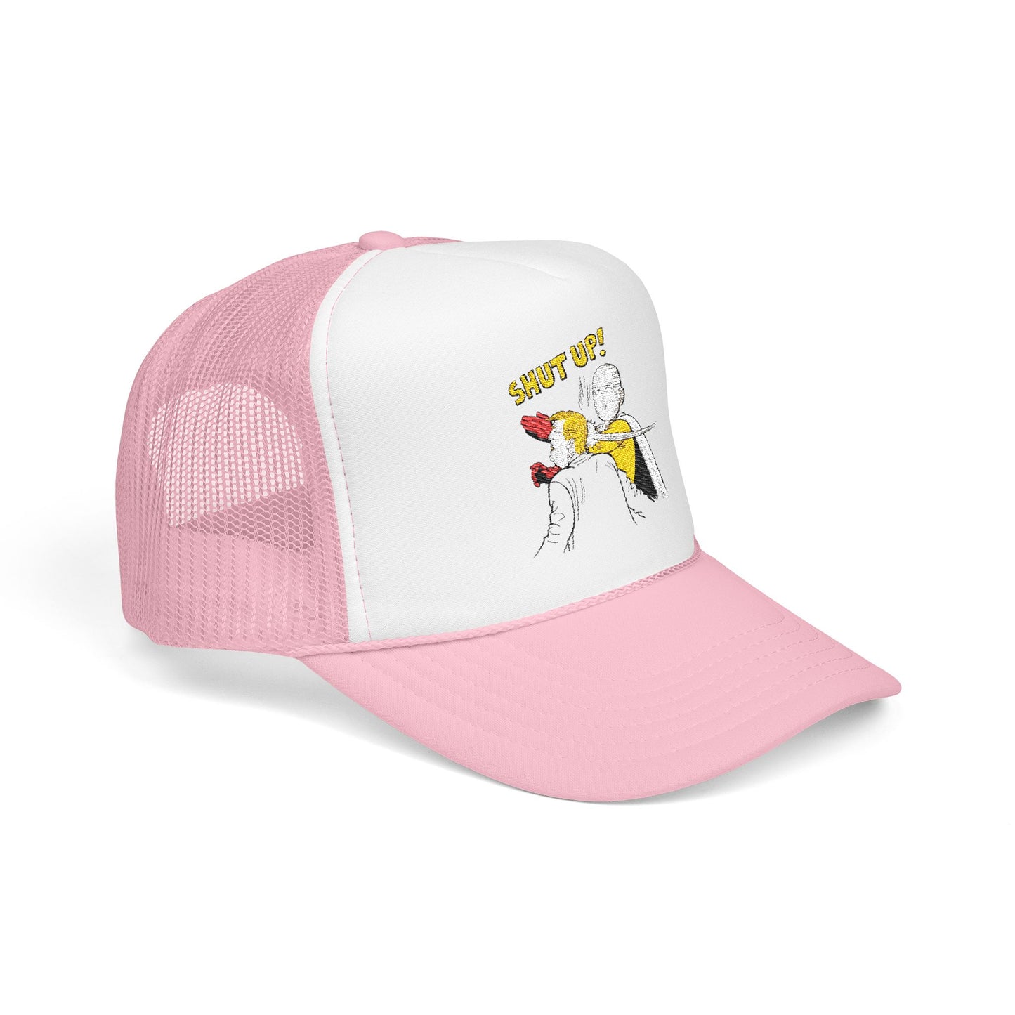 Shut Up! - Embroidered 100% Polyester Hat | Funny Custom Headwear