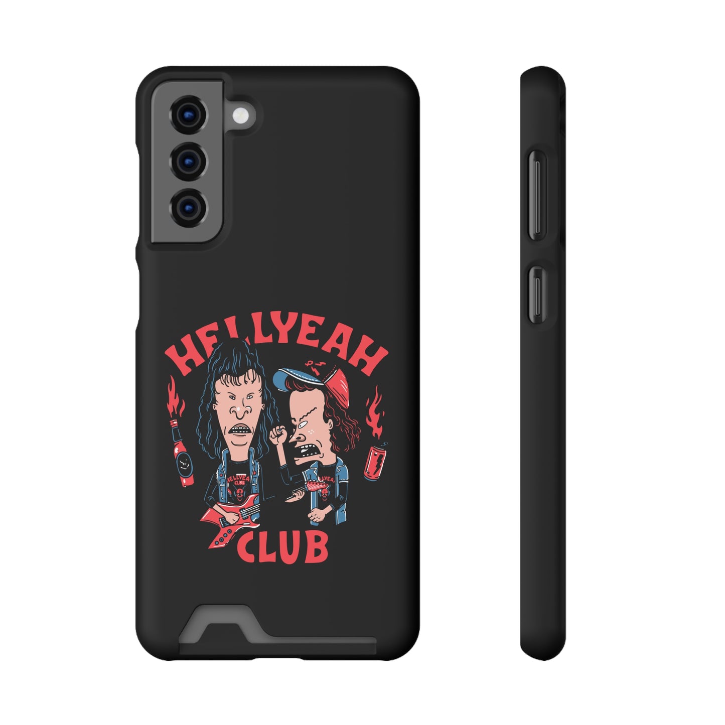 HellYeah Club | Impact-Resistant Phone Case With Card Holder | iPhone Samsung Models