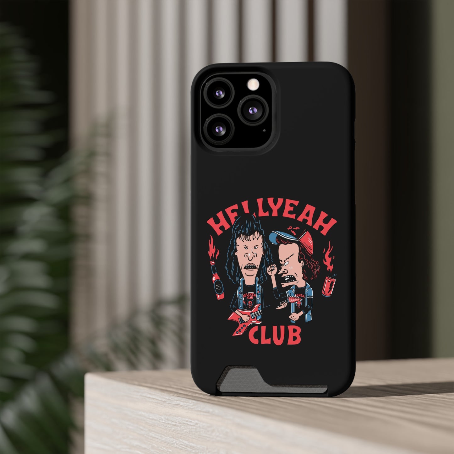 HellYeah Club | Impact-Resistant Phone Case With Card Holder | iPhone Samsung Models