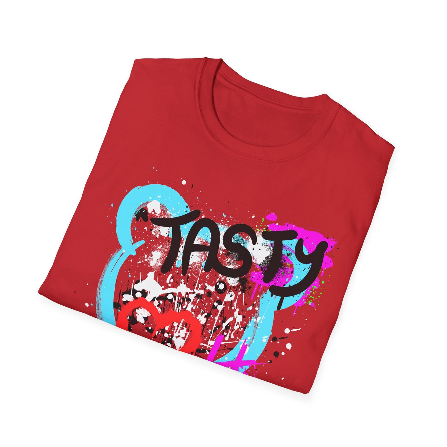 Tasty Graffiti Shirt | Colorful Shirt | Cool Teen Shirt | Fashion | Trending | Dope Design | Birthday Gift | Unisex Softstyle T-Shirt