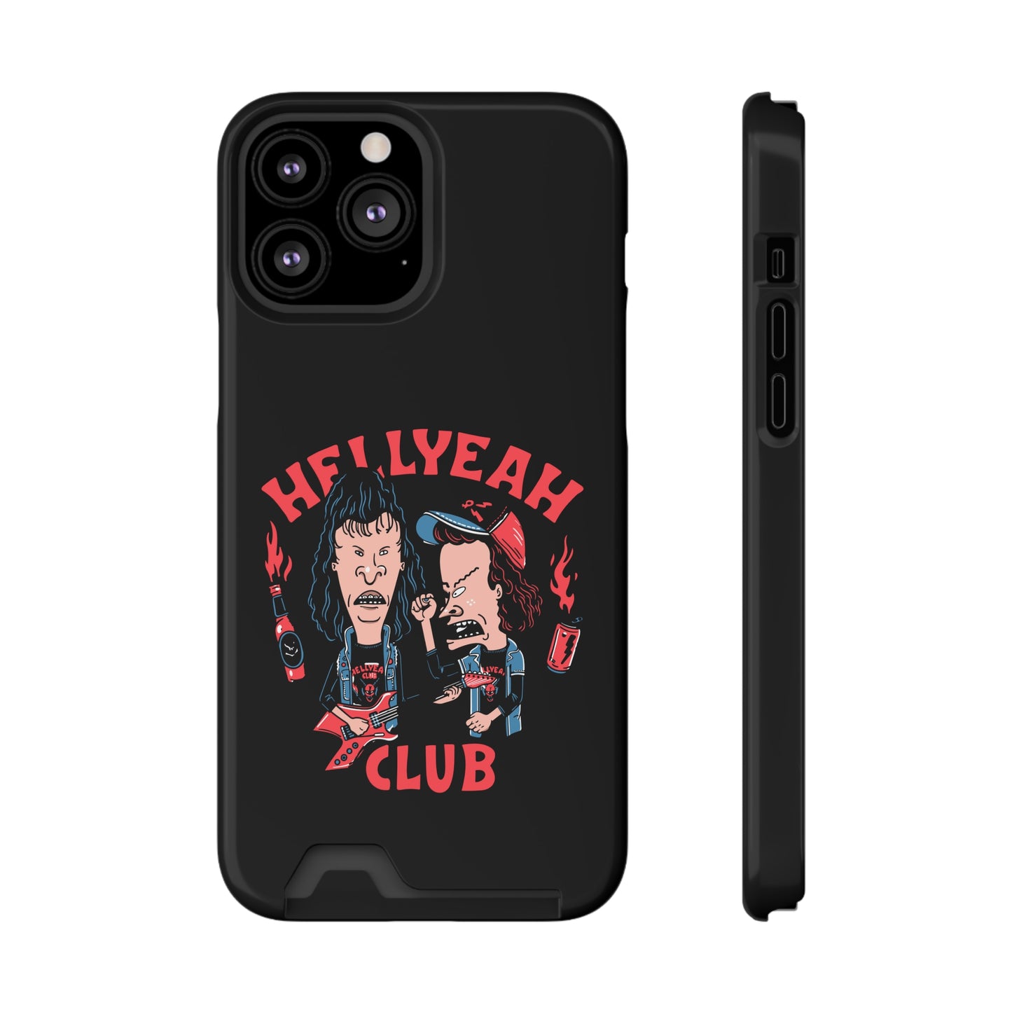 HellYeah Club | Impact-Resistant Phone Case With Card Holder | iPhone Samsung Models