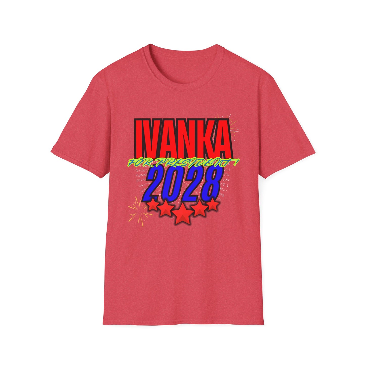 IVANKA for President 2028 | Colorful Shirt | Cool Shirt | Fashion | Trending | Cool Design | Birthday Gift | Unisex Softstyle T-Shirt