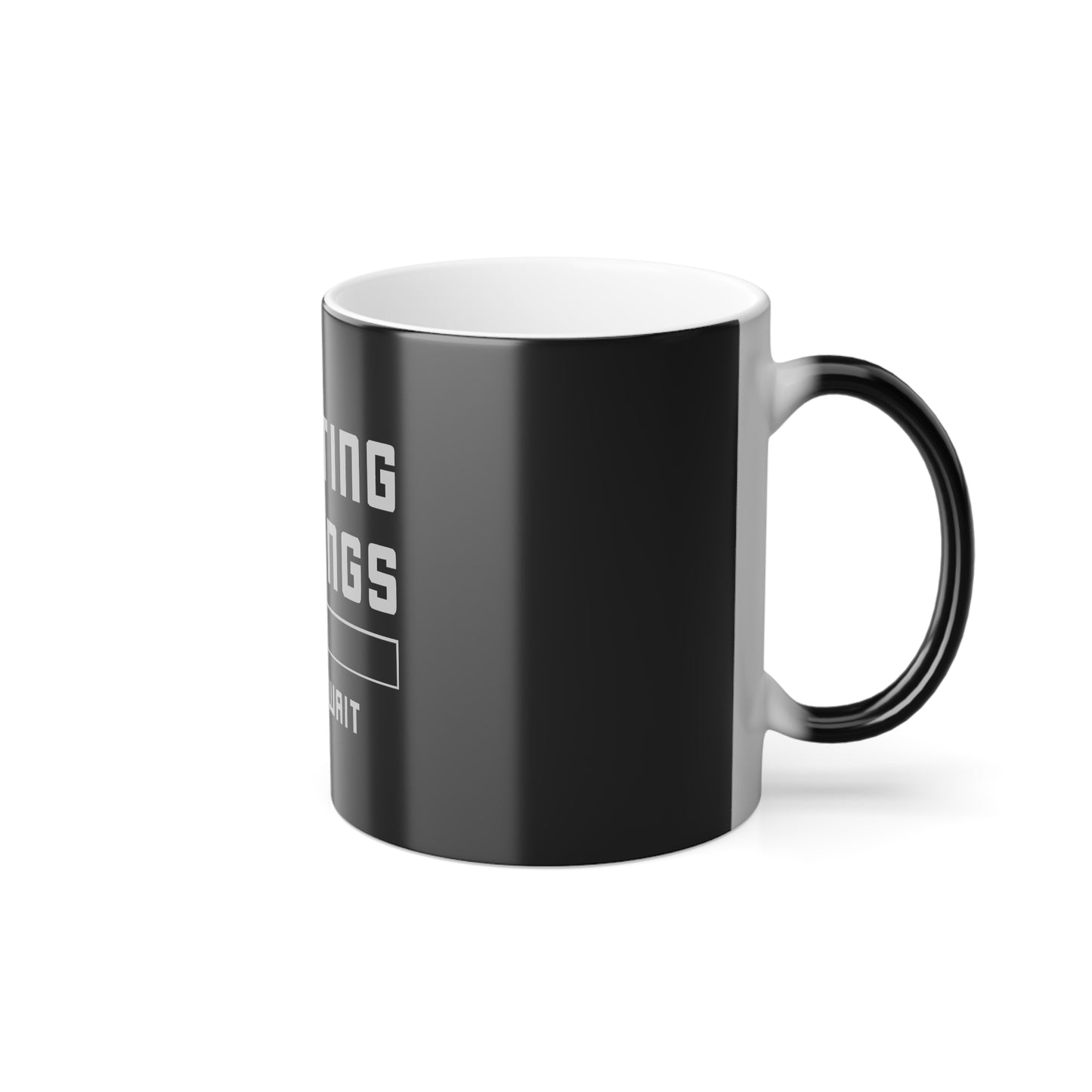 Deleting Feelings | Heat-Reactive Color Changing Mug | Unique Coffee Cup