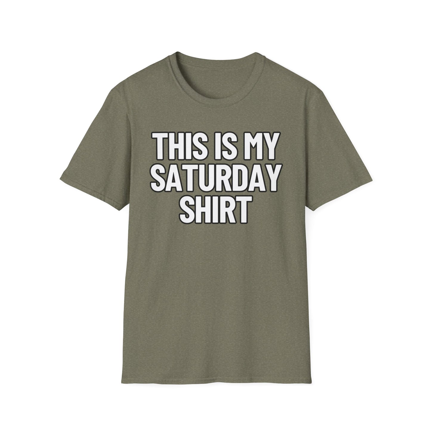 This Is My Saturday Shirt | Adult Shirt | Teen Clothes | Cool Shirt | Funny Fashion | Trending | Birthday Gift | Unisex Softstyle T-Shirt