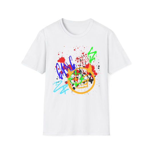 Graffiti Bullseye Shirt | Colorful Shirt | Cool Teen Shirt | Fashion | Trending | Dope Design | Birthday Gift | Unisex Softstyle T-Shirt