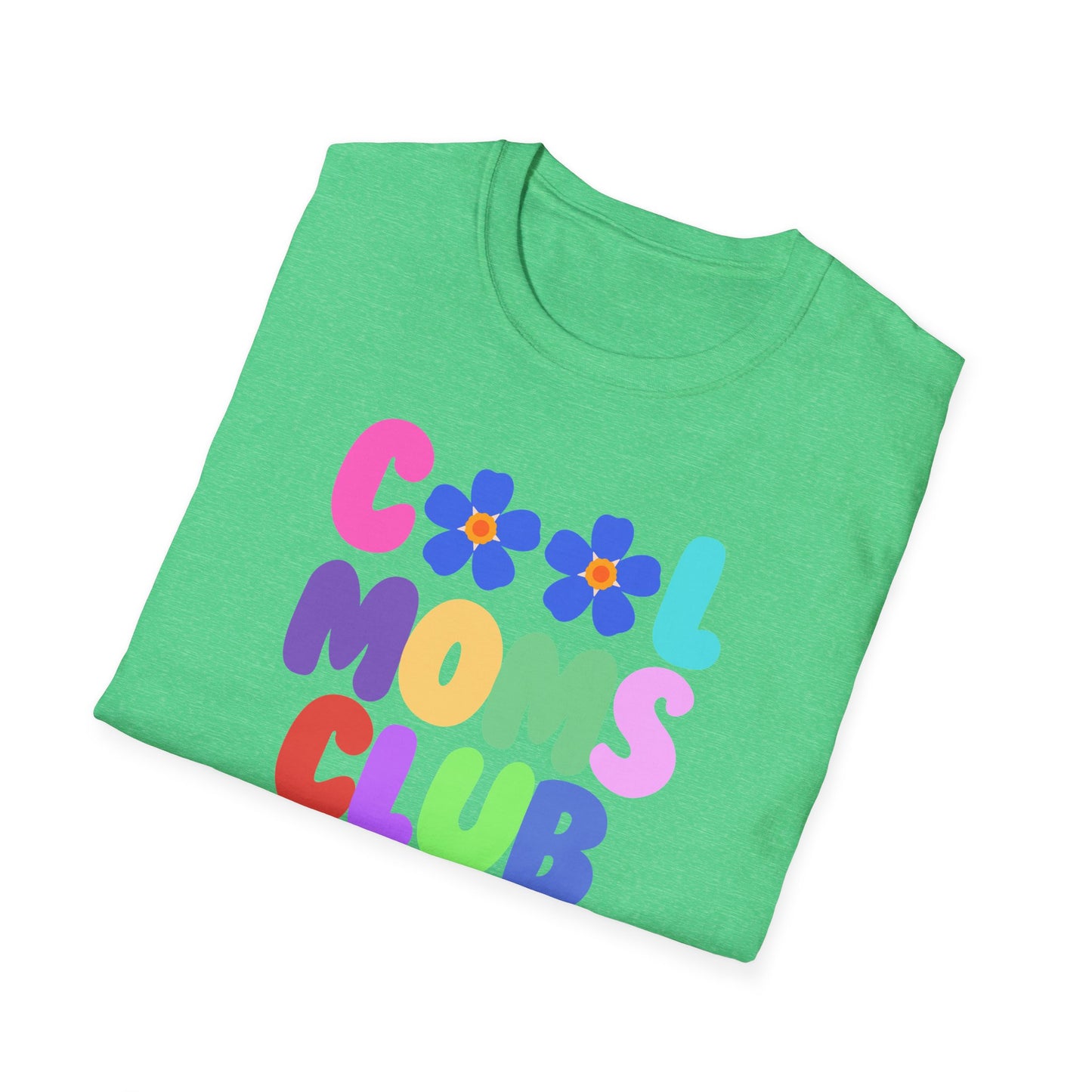 COOL MOMS CLUB | Funny Mom Shirt | Adult Clothes | Humor Shirt | Trending | Birthday Gift | Unisex Softstyle T-Shirt