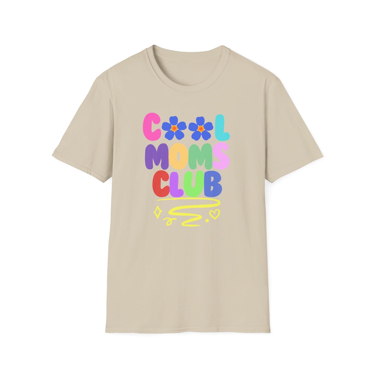 COOL MOMS CLUB | Funny Mom Shirt | Adult Clothes | Humor Shirt | Trending | Birthday Gift | Unisex Softstyle T-Shirt