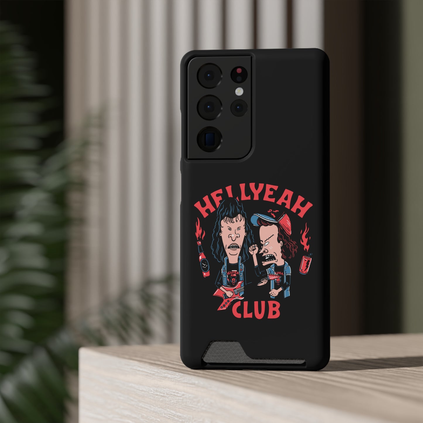 HellYeah Club | Impact-Resistant Phone Case With Card Holder | iPhone Samsung Models