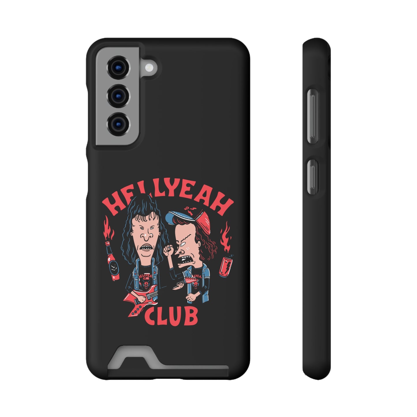 HellYeah Club | Impact-Resistant Phone Case With Card Holder | iPhone Samsung Models