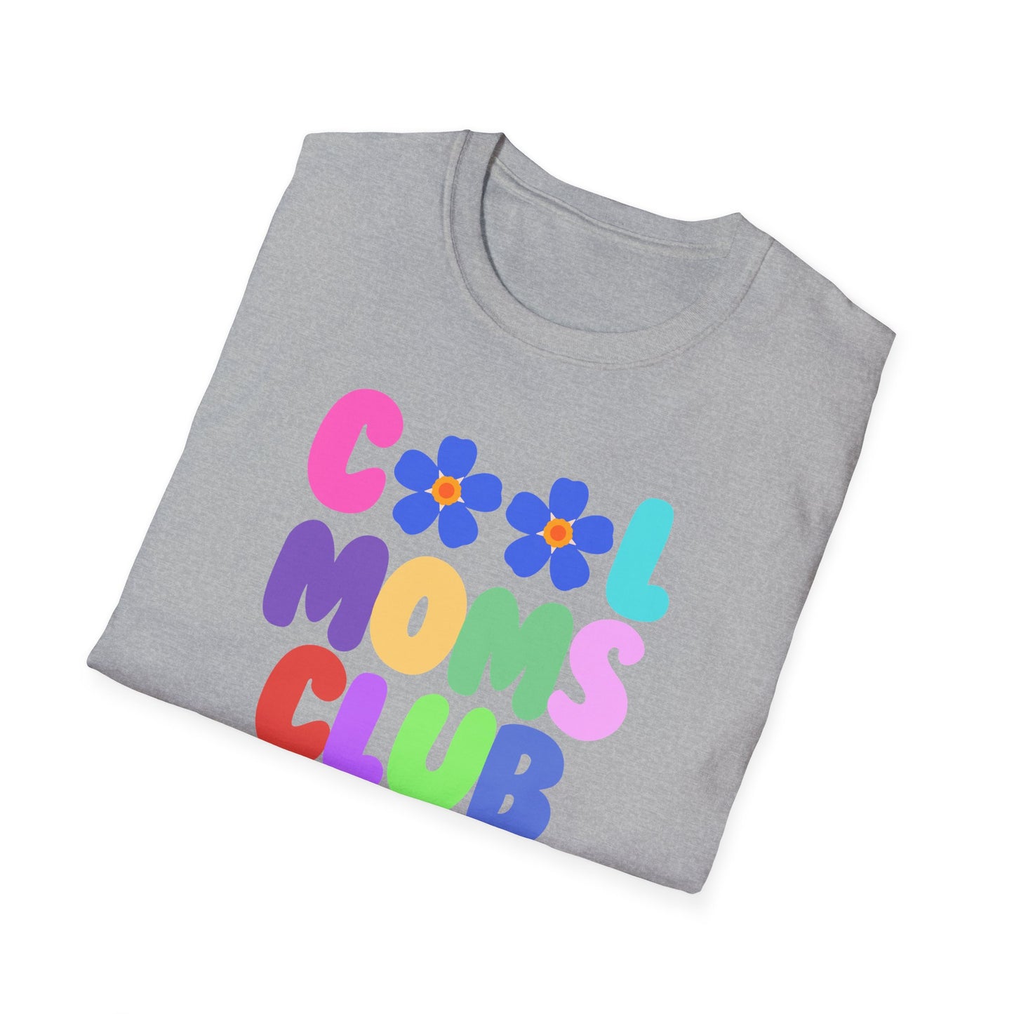 COOL MOMS CLUB | Funny Mom Shirt | Adult Clothes | Humor Shirt | Trending | Birthday Gift | Unisex Softstyle T-Shirt