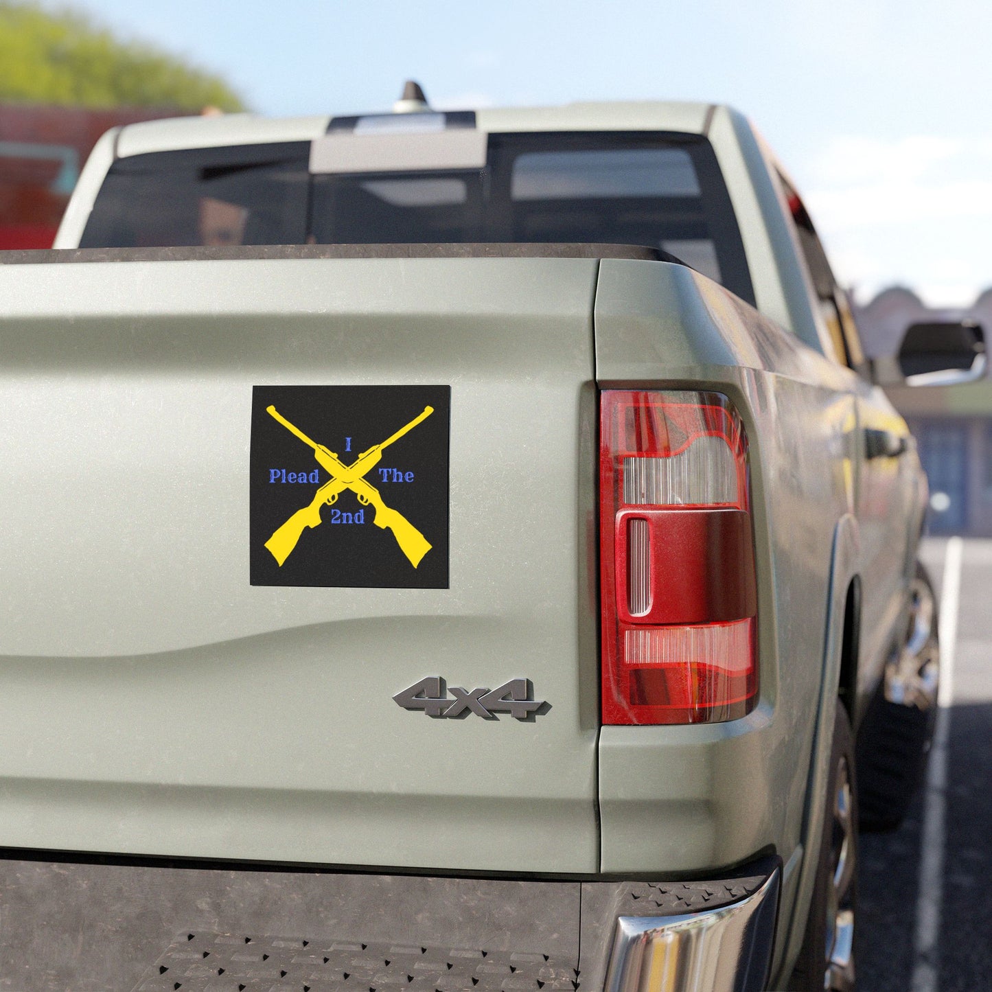 I Plead the 2nd | 2nd Amendment | Cool Design | Eye Grabber | Car Accessory | Truck Decal | Truck Sticker | Unique Car Decal